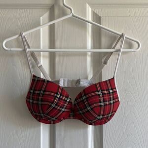 🔹4/$25 Red Plaid Bra